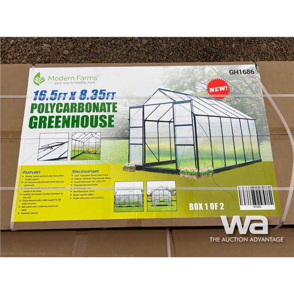 Modern Farms Polycarbonate Greenhouse