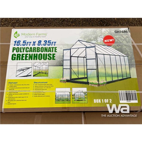Modern Farms Polycarbonate Greenhouse