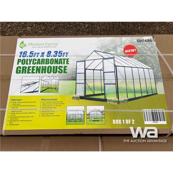 Modern Farms Polycarbonate Greenhouse