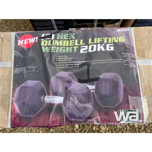 (2) 20 KG Dumbbells