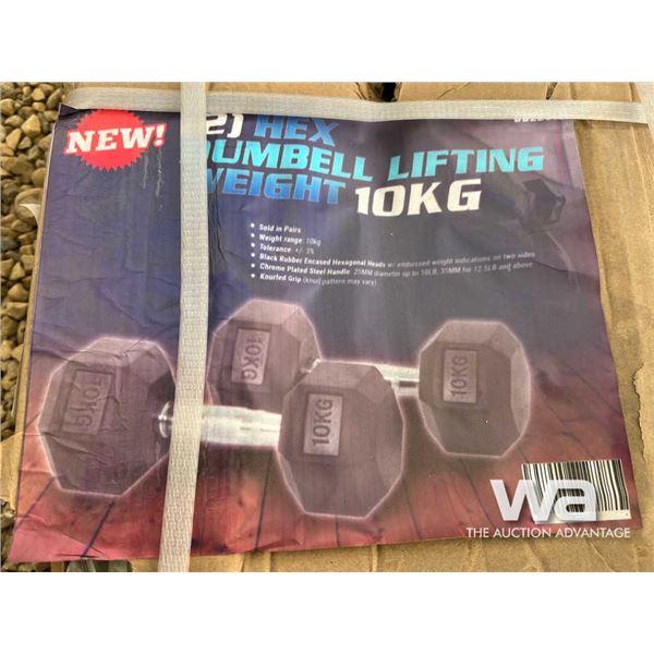 (2) 10 KG Dumbbells