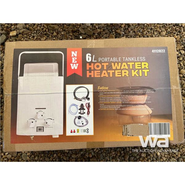 6L Portable Tankless Hot Water Heater Kit