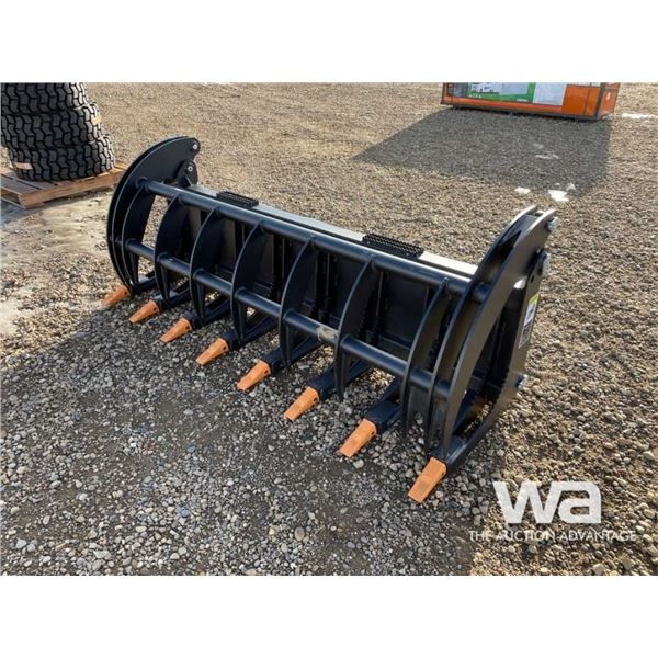 Skid Steer 76 IN. Hydraulic Log Grapple