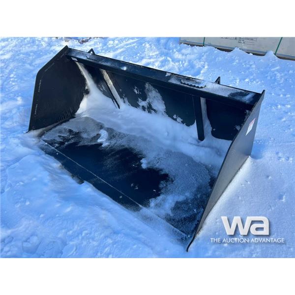 72 IN. Skid Steer Snow Bucket