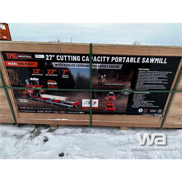 TMG-PSM27 TMG Industrial 27 IN. Portable Sawmill