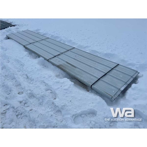 (50) 16 FT. White Steel Roofing