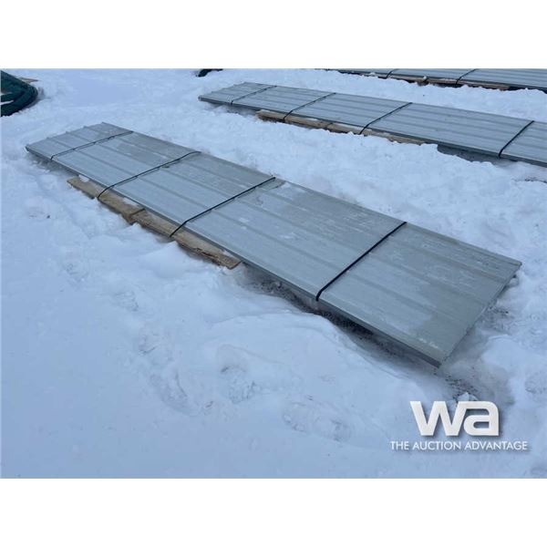 (50) 16 FT. White Steel Roofing