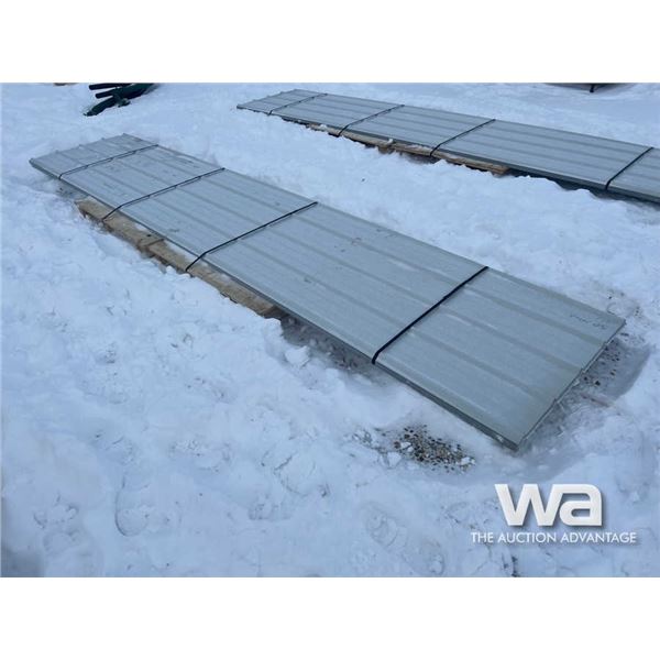 (50) 16 FT. White Steel Roofing
