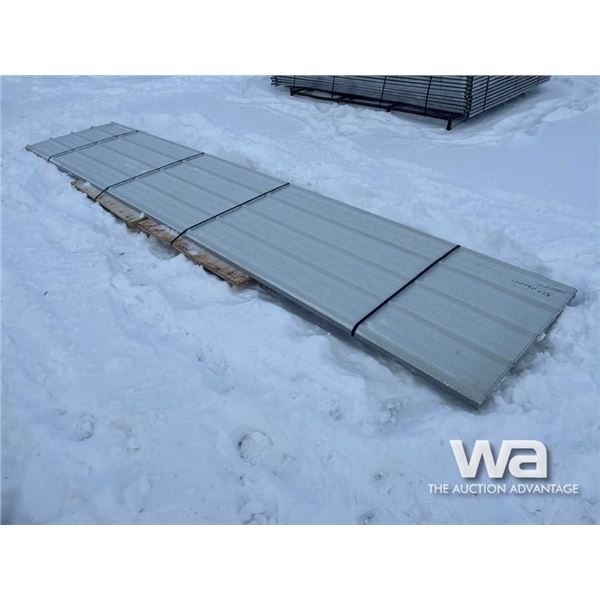 (50) 16 FT. White Steel Roofing