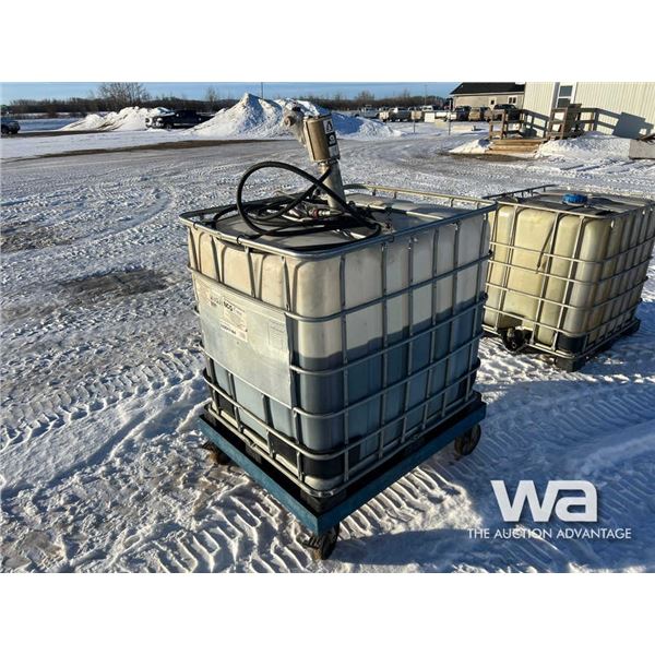 Oil Cart, 1,000 Litre Spirax 10W-40 Oil Tote
