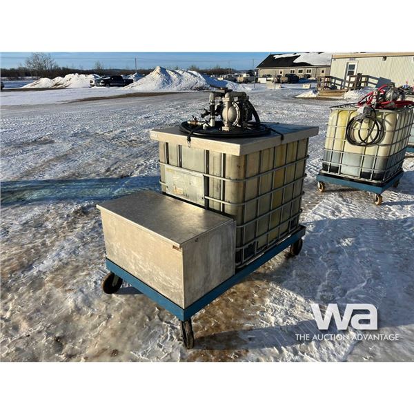 Oil Cart, Used Oil Tote, Steel Storage Box