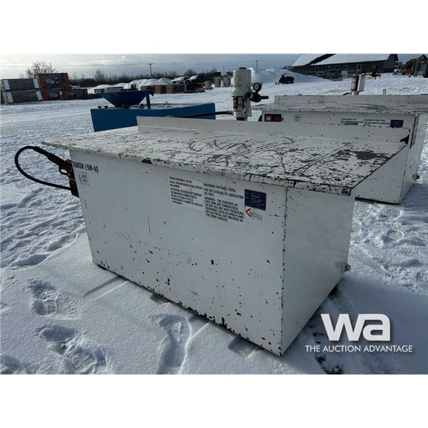 2005 DTE 1170 Litre Oil Tank/Bench Combo