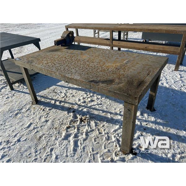 6.4X3.4 FT. Steel Work Bench