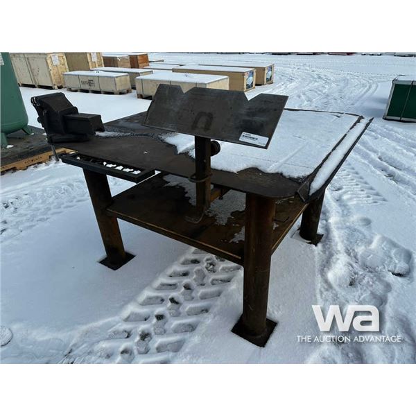 4X4 FT. HD Steel Shop Bench