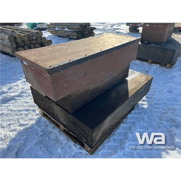 Wood Jockey Box & Rat Pack 62 IN. Tool Box
