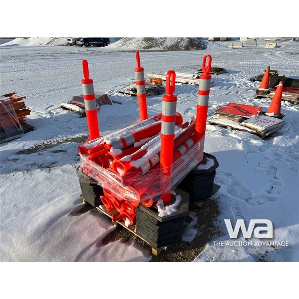 Pallet of 30+ Traffic Markers