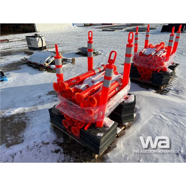 Pallet of 30+ Traffic Markers