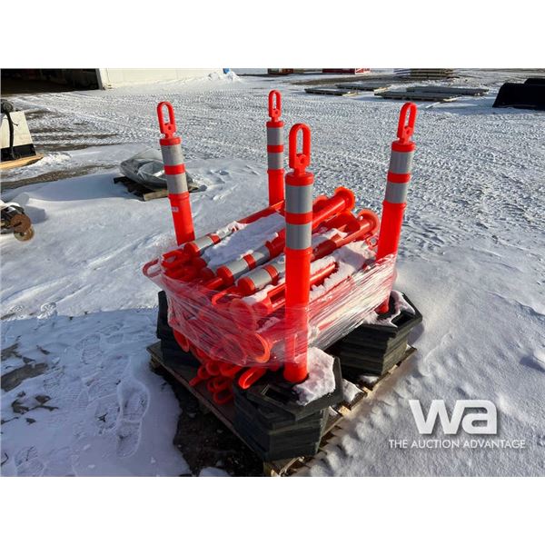 Pallet of 30+ Traffic Markers