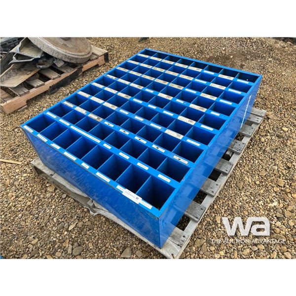 (72) Hole Blue Bolt Bin