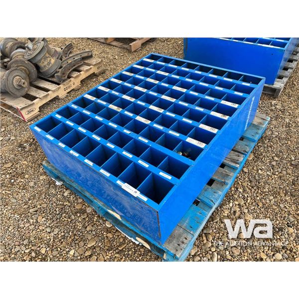 (72) Hole Blue Bolt Bin