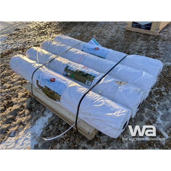 (4) Rolls Of 67 IN. X 9000 FT. Baler Net Wrap