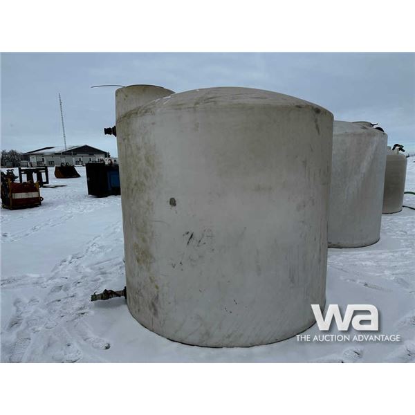 1,750 Gal. Poly Tank & Valve