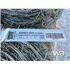 Image 5 : (9) Rolls Of 1320 FT. 12.5 Gauge Barbed Wire