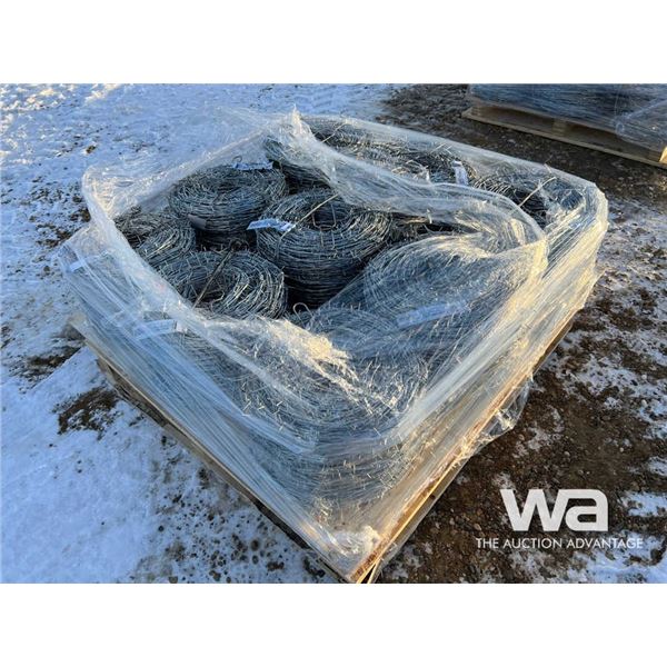 (9) Rolls Of 1320 FT. 12.5 Gauge Barbed Wire