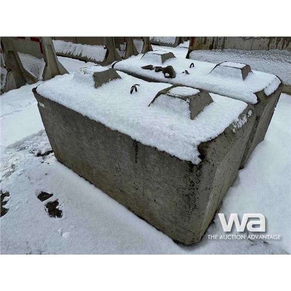(2) Concrete Blocks