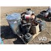 Image 2 : SHOP VAC., GARBAGE CAN, CART TIRES, SHOP TOOLS