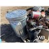 Image 6 : SHOP VAC., GARBAGE CAN, CART TIRES, SHOP TOOLS