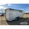 Image 3 : 2014 FEATHERLITE 20 FT T/A  ALUMINUM STOCK TRAILER