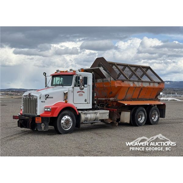 2003 KENWORTH T800 T/A PLOW & SANDER TRUCK