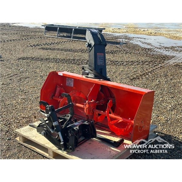 KUBOTA 4 FT. SNOWBLOWER W/ FRONT MOUNT PTO ADAPTER