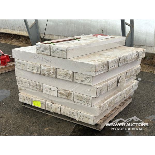 (32) BOXES OF AMBER MAPLE HARDWOOD FLOORING