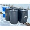 Image 1 : (6) 45 GAL. PLASTIC DRUMS