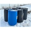 Image 2 : (6) 45 GAL. PLASTIC DRUMS