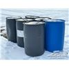 Image 3 : (6) 45 GAL. PLASTIC DRUMS