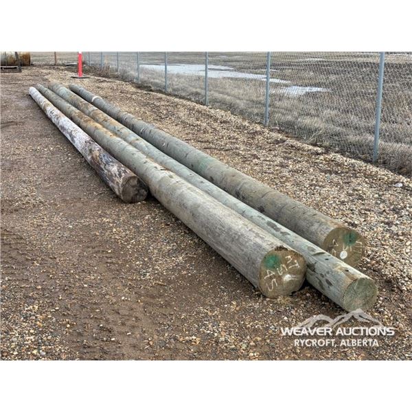 (4) POWER POLES