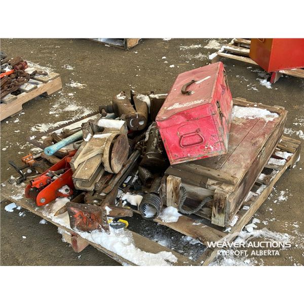 MISC SHOP TOOLS W/ TOOL BOX