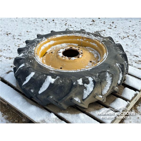 (1) 10-24 TRACTOR TIRE & RIM