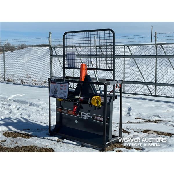 TMG 8800 LB. 3PT FOREST SKIDDING WINCH