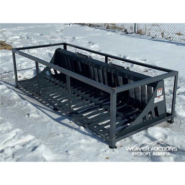 TMG 84 IN. SKID STEER ROCK SKELETON BUCKET