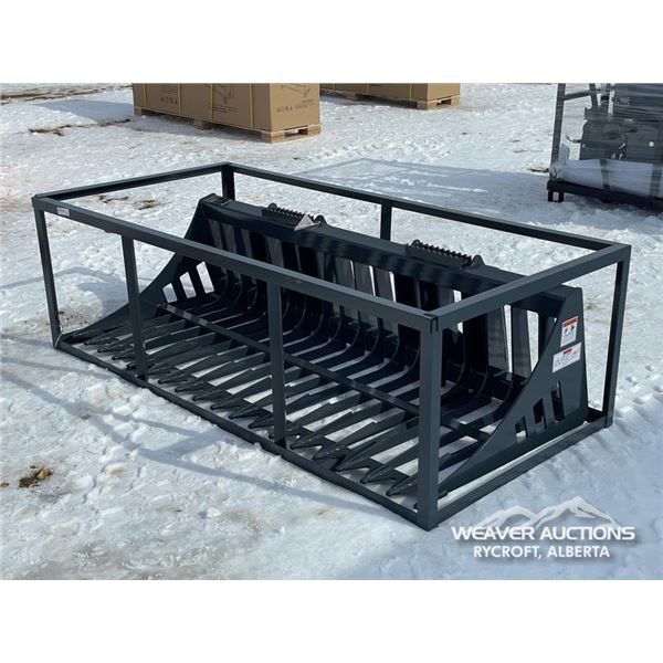 TMG 72 IN. SKID STEER ROCK SKELETON BUCKET