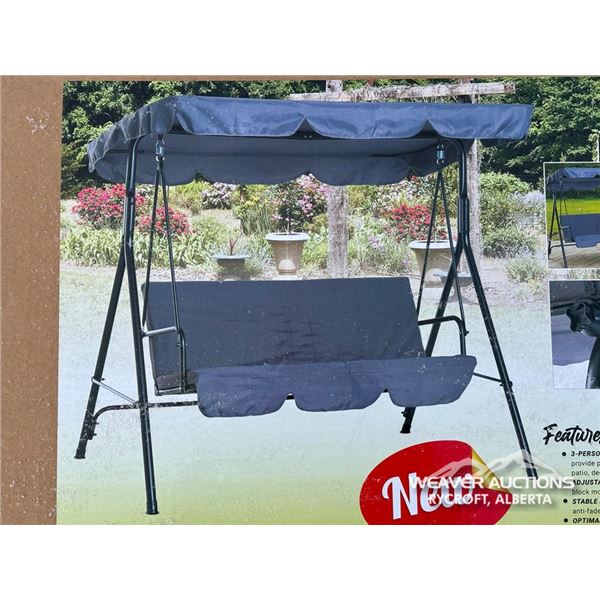 3 PERSON GARDEN SWING