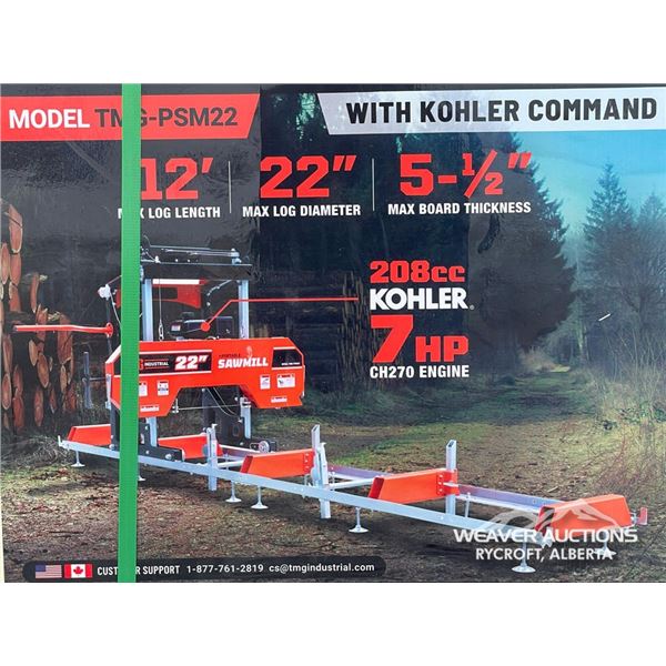 TMG 22 IN. PORTABLE SAWMILL