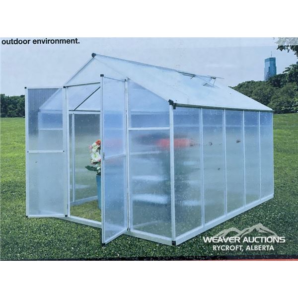 TMG 8 X 10 FT. ALUMINUM FRAME GREENHOUSE