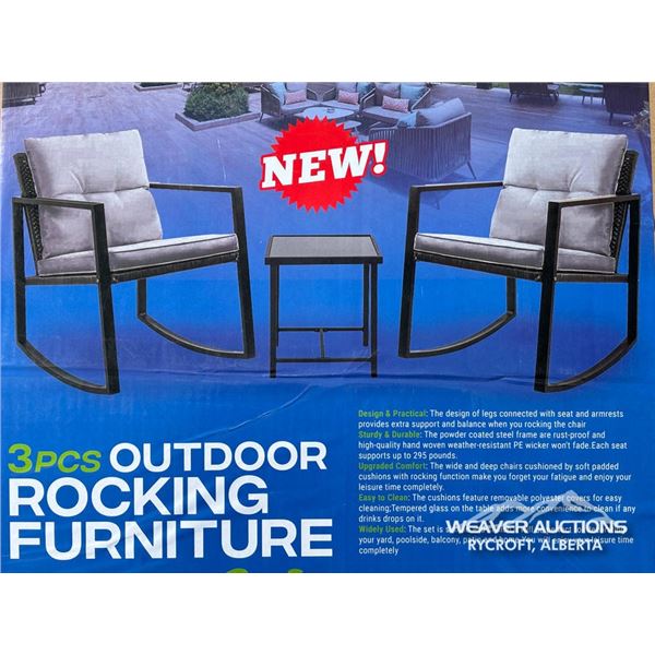 3 PCS OUTDOOR FURNITURE SET