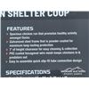 Image 6 : TMG 10 X 60 FT. WIRE MESH CHICKEN SHELTER