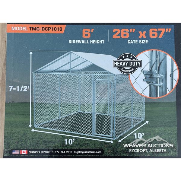 TMG 10 X 10 FT. OUTDOOR DOG KENNEL